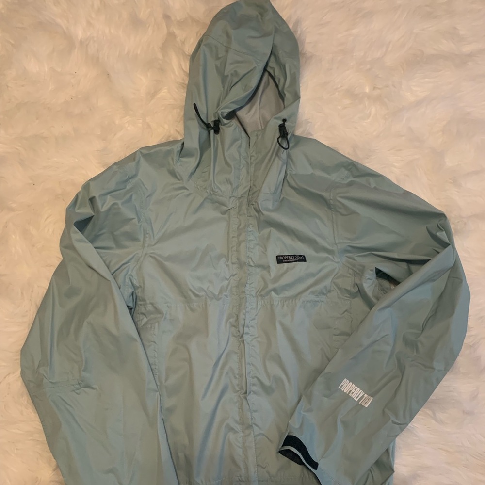 Properly Tied Raincoat